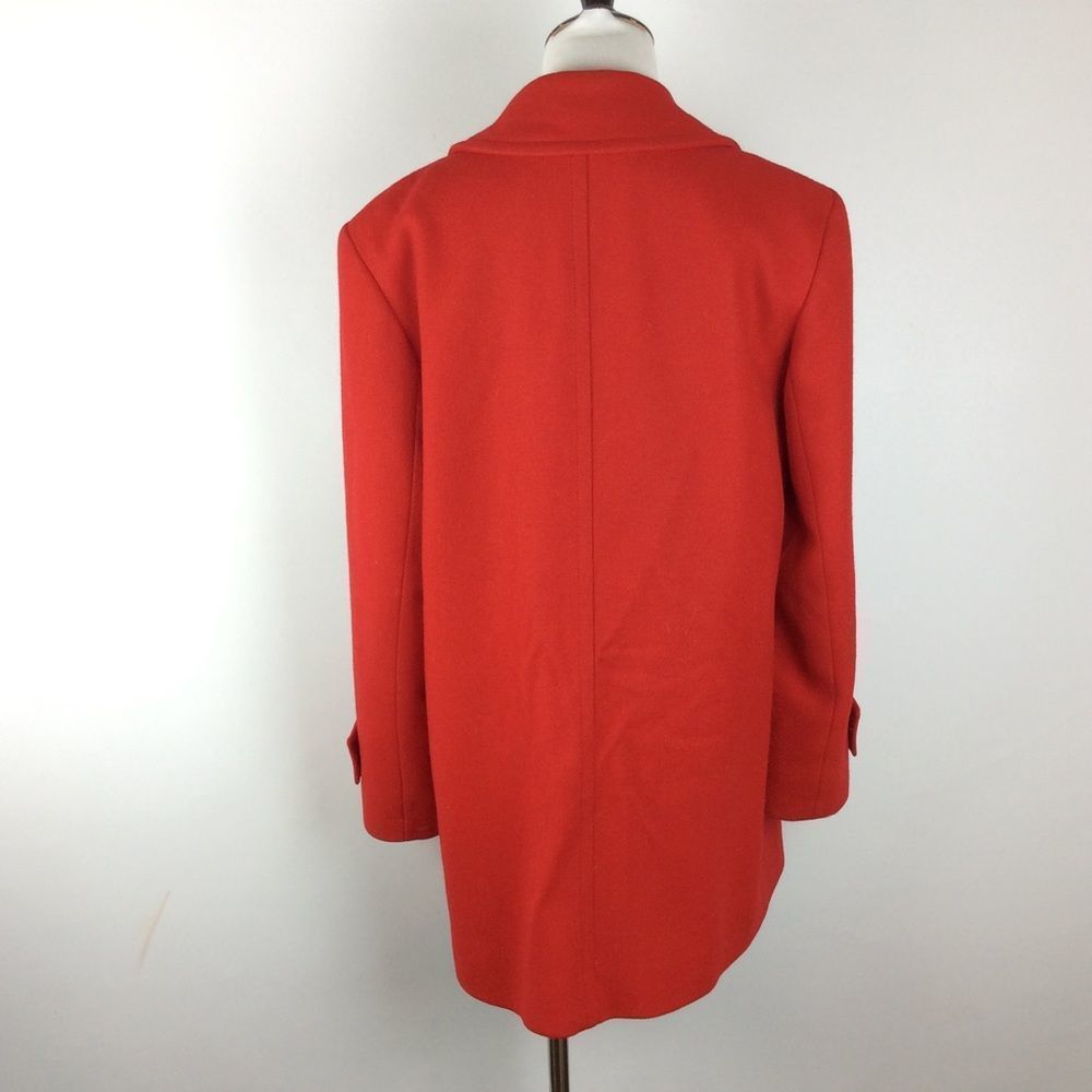 Pendleton Pea Coat Women’s Size 8 Red Vintage - image 2